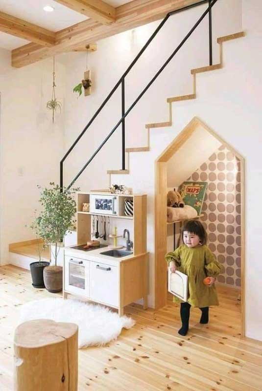 พื้นที่ใต้บันได พื้นที่สำหรับเด็ก