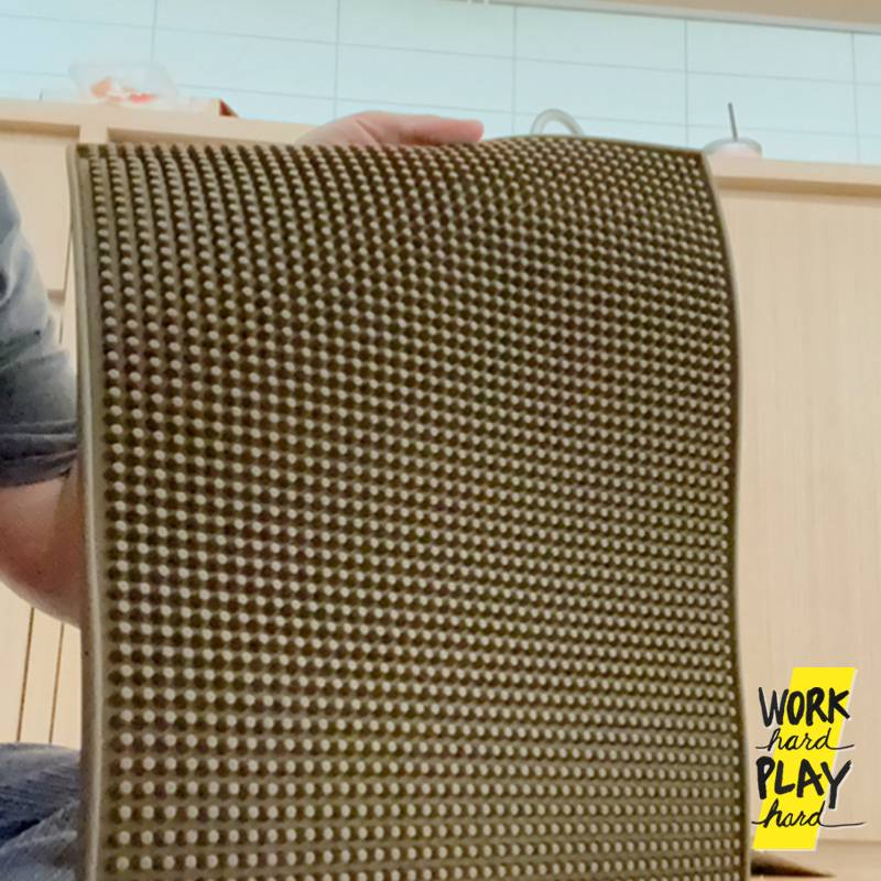 WHPH shop Bar Mat บาร์แมท 30x45 cm แผ่นยางกันลื่น อุปกรณ์ร้านกาแฟ แผ่นยางบาร์แบบหนา 3 สี ขาว น้ำตาล - Image 8