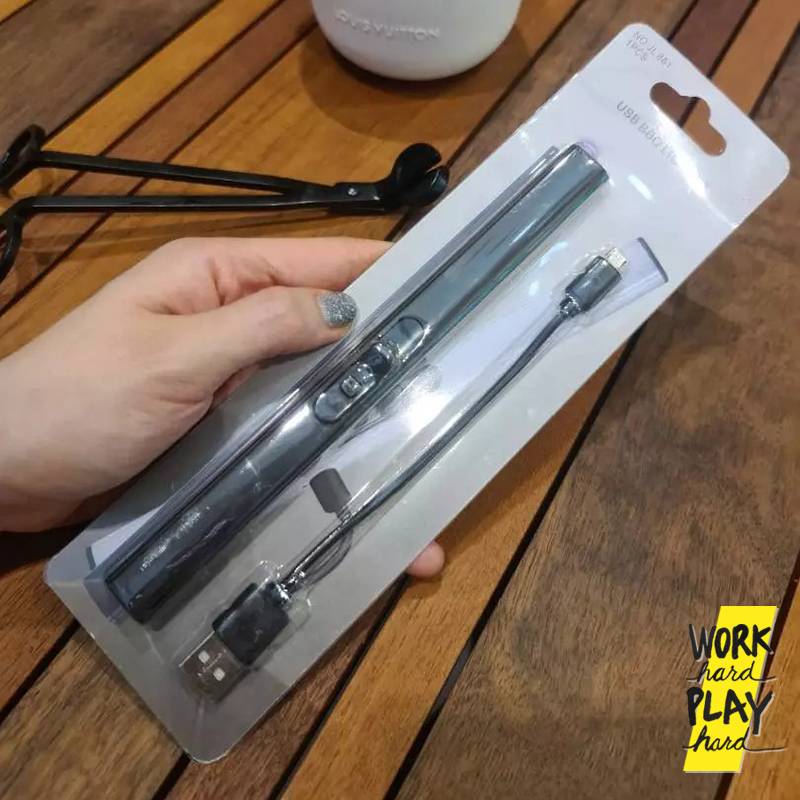 WHPH shop ที่จุดเทียนหอม USB ชาร์จไฟได้ ปลอดภัยไม่ต้องใช้แก๊ส ไฟแช็คไฟฟ้า คุณภาพงานส่งออก Amazon - Image 8