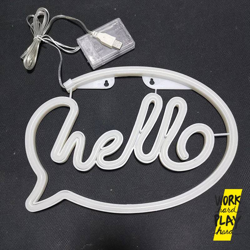 WHPH shop ไฟตกแต่งห้อง Beer Hello ไฟตกแต่งร้าน ป้ายไฟหน้าร้าน คุณภาพงานส่งออก ขายบน Amazon - Image 5