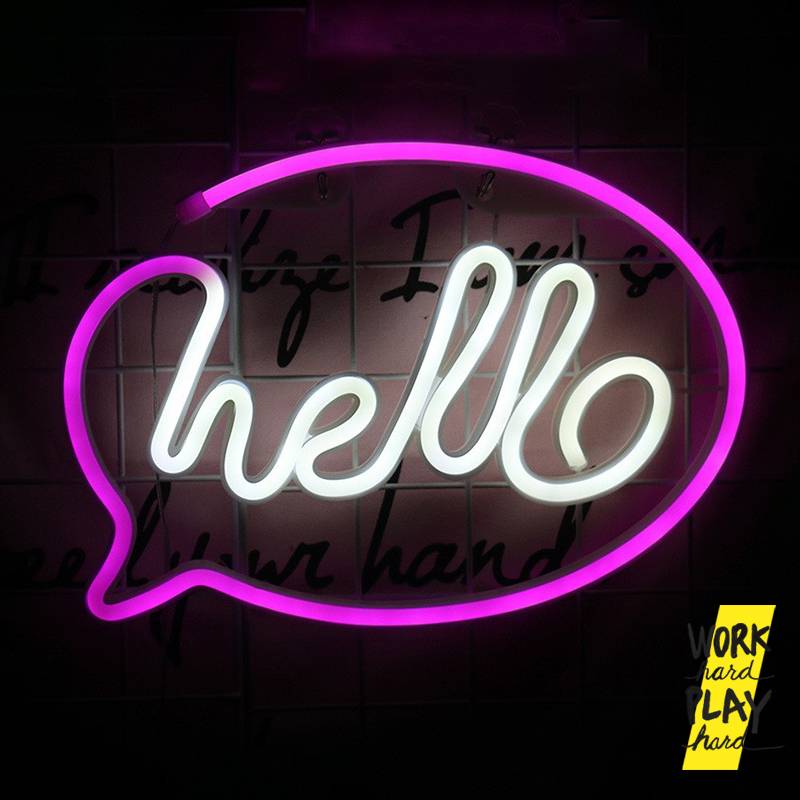 WHPH shop ไฟตกแต่งห้อง Beer Hello ไฟตกแต่งร้าน ป้ายไฟหน้าร้าน คุณภาพงานส่งออก ขายบน Amazon - Image 9