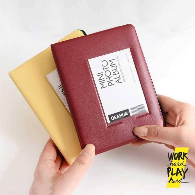 WHPH shop อัลบั้มรูปโพลารอยด์ 2x3 นิ้ว แบบสอด 64 รูป อัลบั้มใส่รูป minimal สีเรียบ คุณภาพงานส่งออก - Image 4
