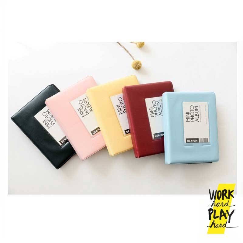 WHPH shop อัลบั้มรูปโพลารอยด์ 2x3 นิ้ว แบบสอด 64 รูป อัลบั้มใส่รูป minimal สีเรียบ คุณภาพงานส่งออก - Image 6