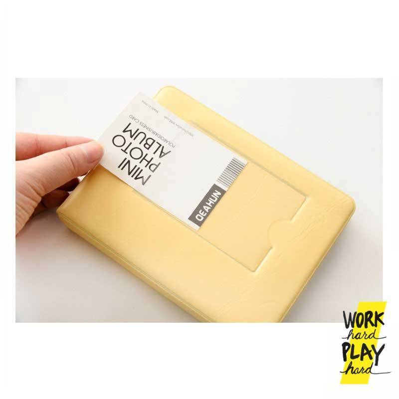 WHPH shop อัลบั้มรูปโพลารอยด์ 2x3 นิ้ว แบบสอด 64 รูป อัลบั้มใส่รูป minimal สีเรียบ คุณภาพงานส่งออก - Image 9
