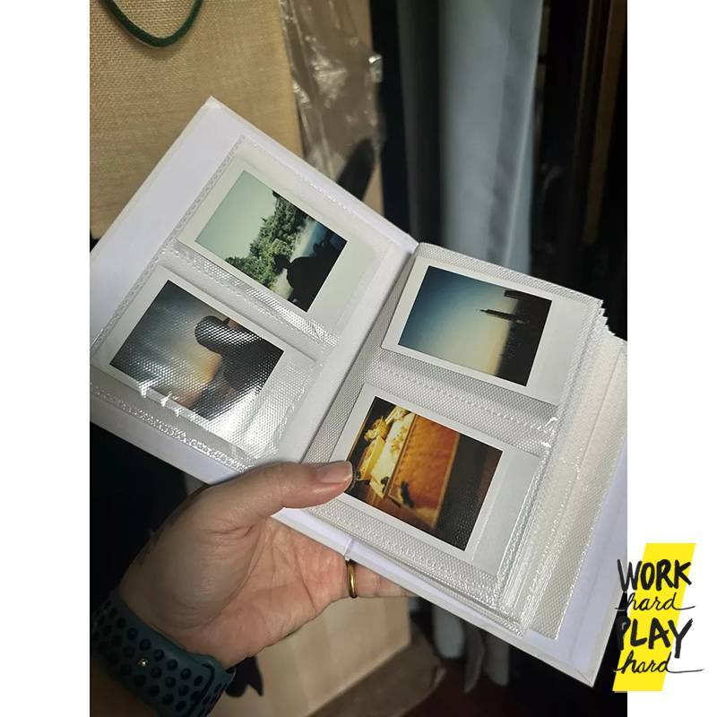 WHPH shop อัลบั้มรูปโพลารอยด์ 2x3 นิ้ว Instax Mini แบบสอด 200 รูป อัลบั้มใส่รูป ของขวัญปัจฉิม - Image 9