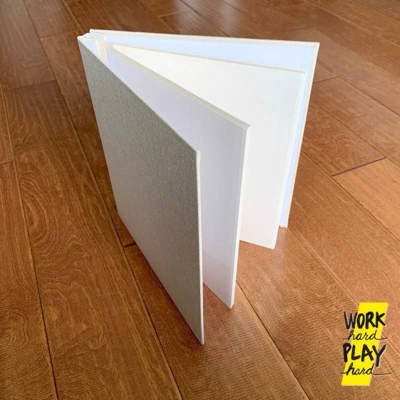 WHPH shop อัลบั้มรูป DIY ขนาดใหญ่ แบบแปะ 40 หน้า 20 แผ่น อัลบั้มใส่รูป photobook ปกผ้า - Image 2