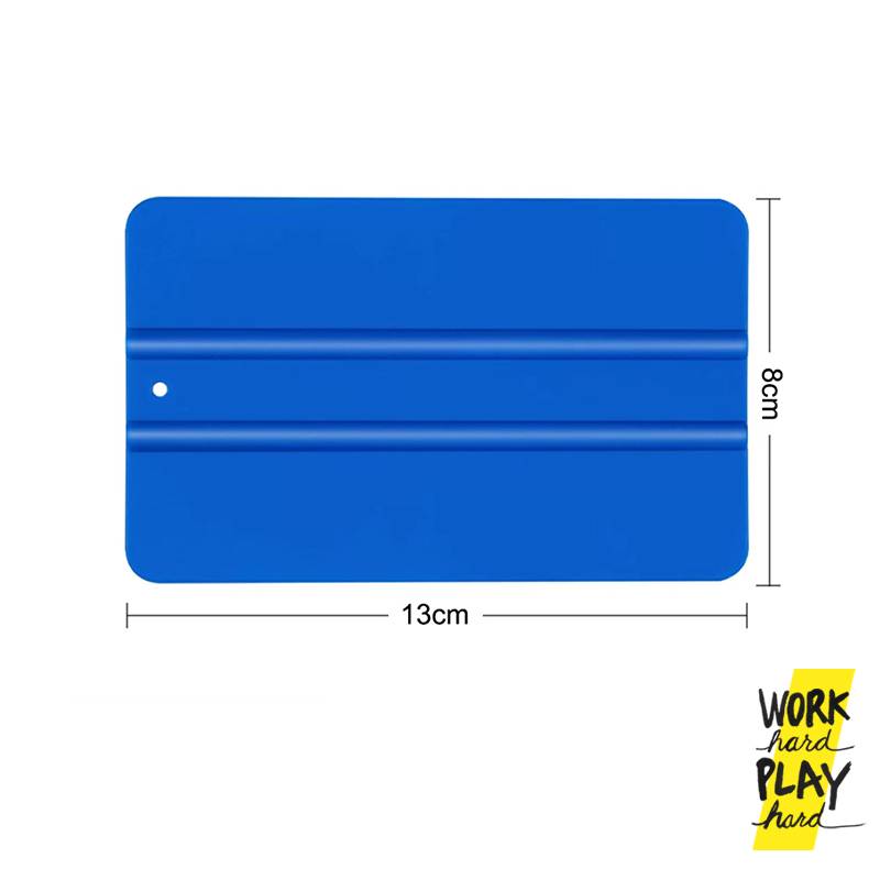 ที่รีดสติ๊กเกอร์ แผ่นพลาสติกขอบมน 13×8 ซม. รีดวอลเปเปอร์ ฟิล์มกระจก ไม่ขีดข่วน - Image 2